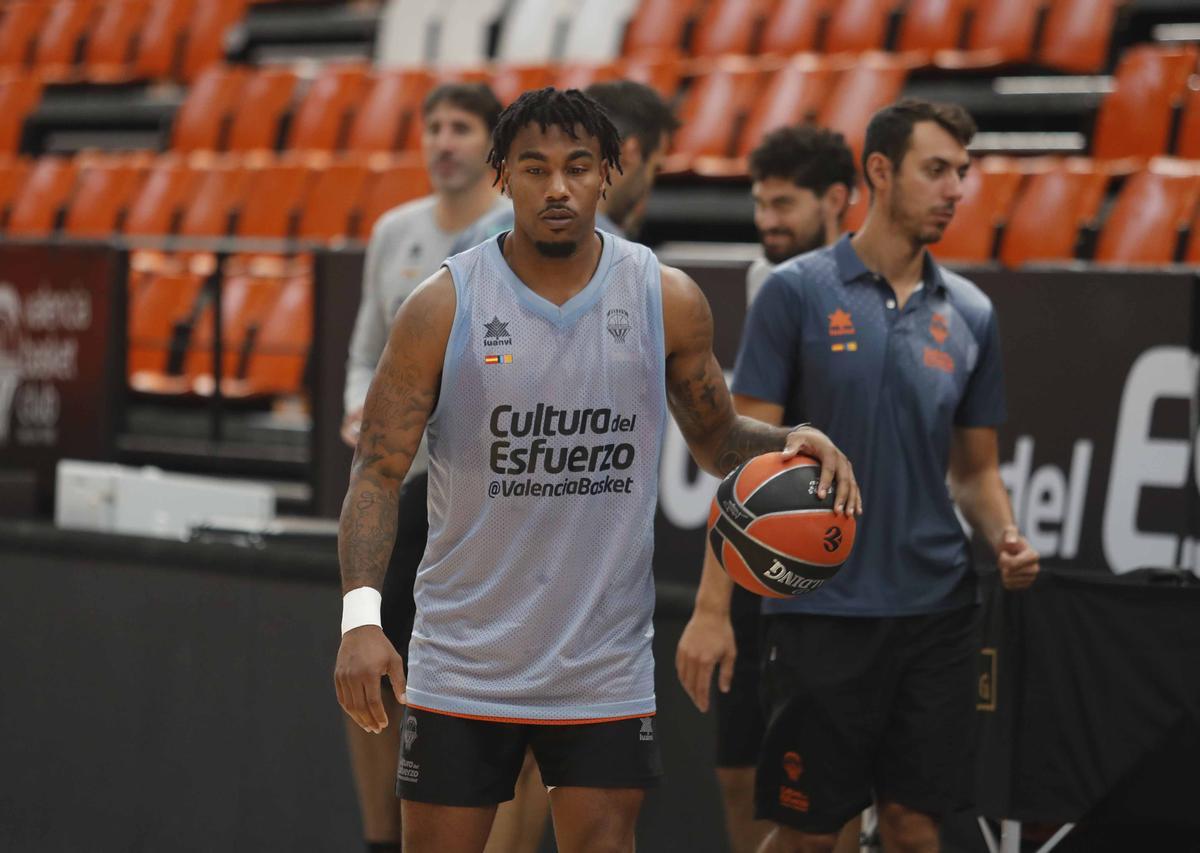 Así fue la sesión de entrenamiento para Valencia Basket