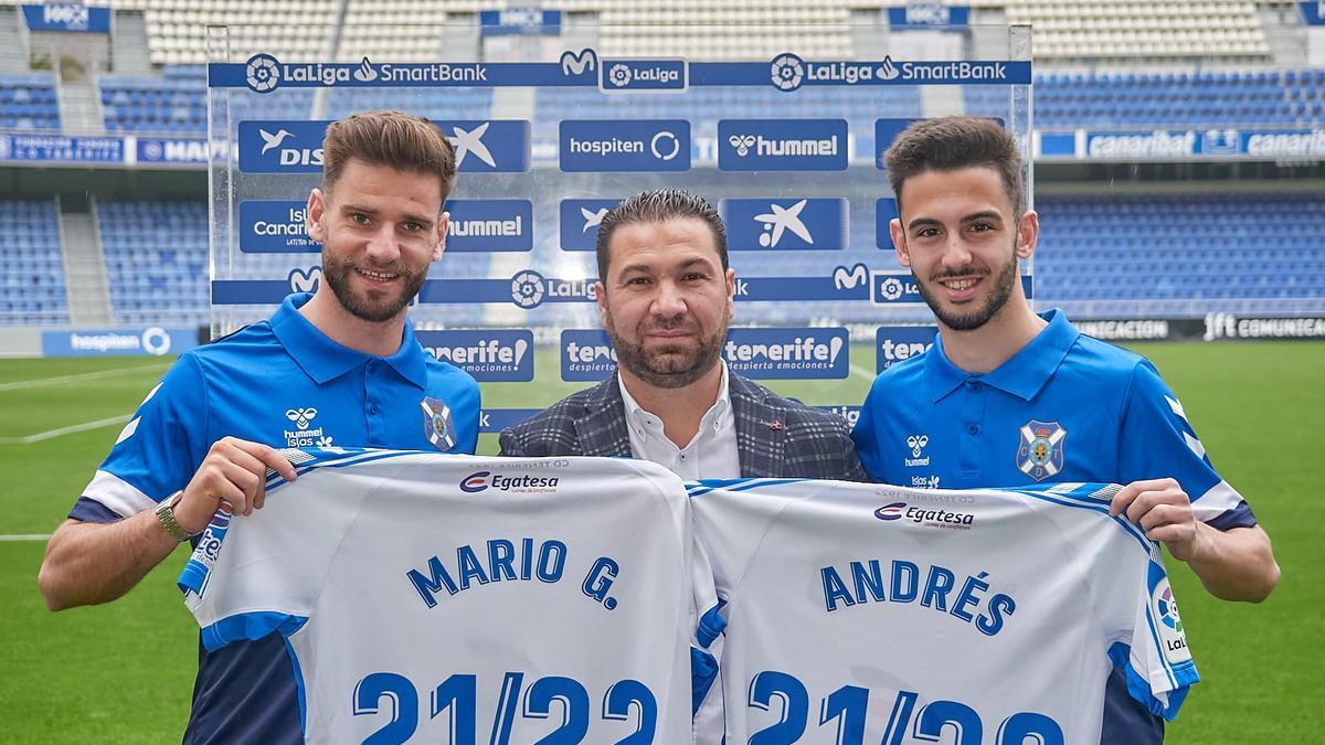 Mario González, Juan Carlos Cordero y Andrés Martín.