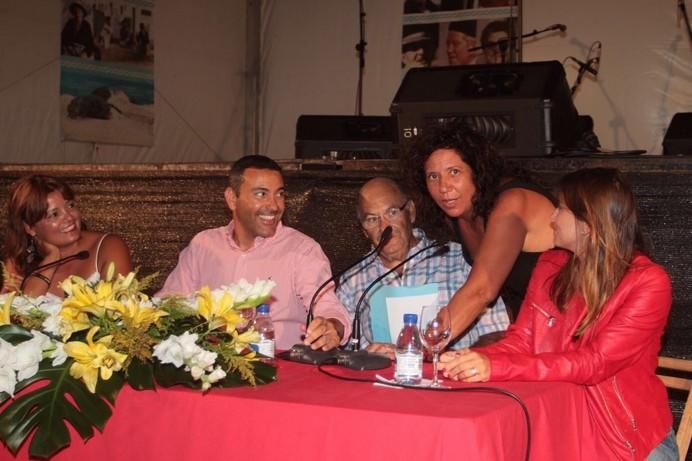 Rosana, en el pregón de las fiestas de La Caleta de Famara