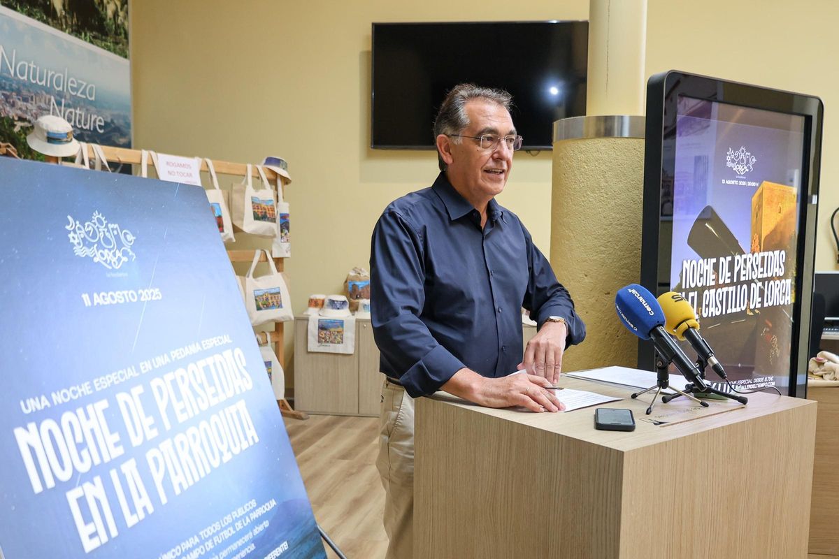 Santiago Parra durante la presentación del evento.