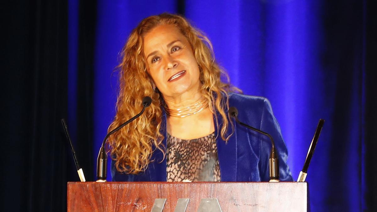 Carmen Silva, durante a súa intervención na gala de entrega de premios.