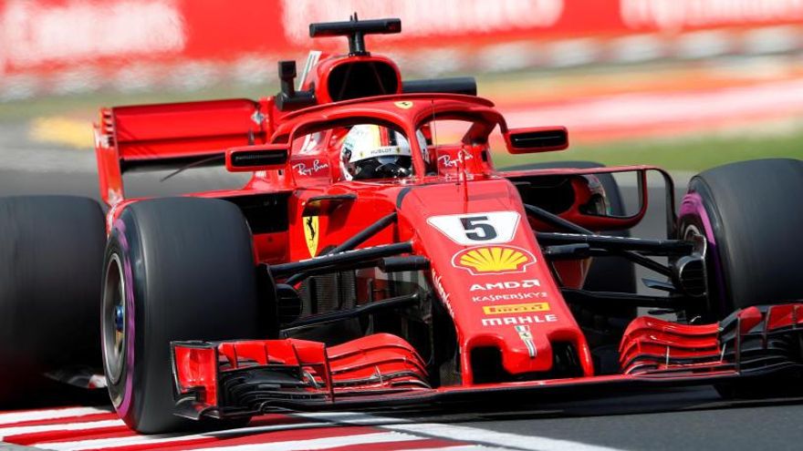 Vettel, el más rápido en el segundo libre de Hungaroring