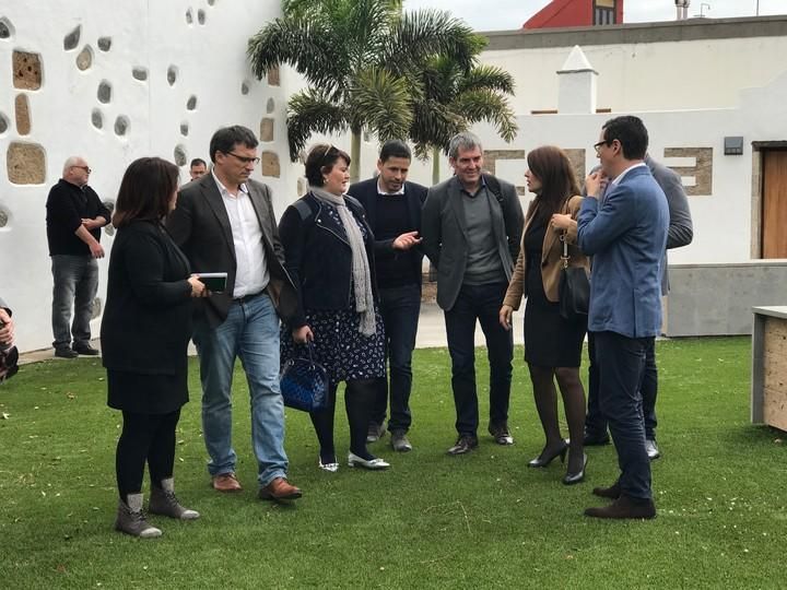 Visita de Fernando Clavijo a Telde