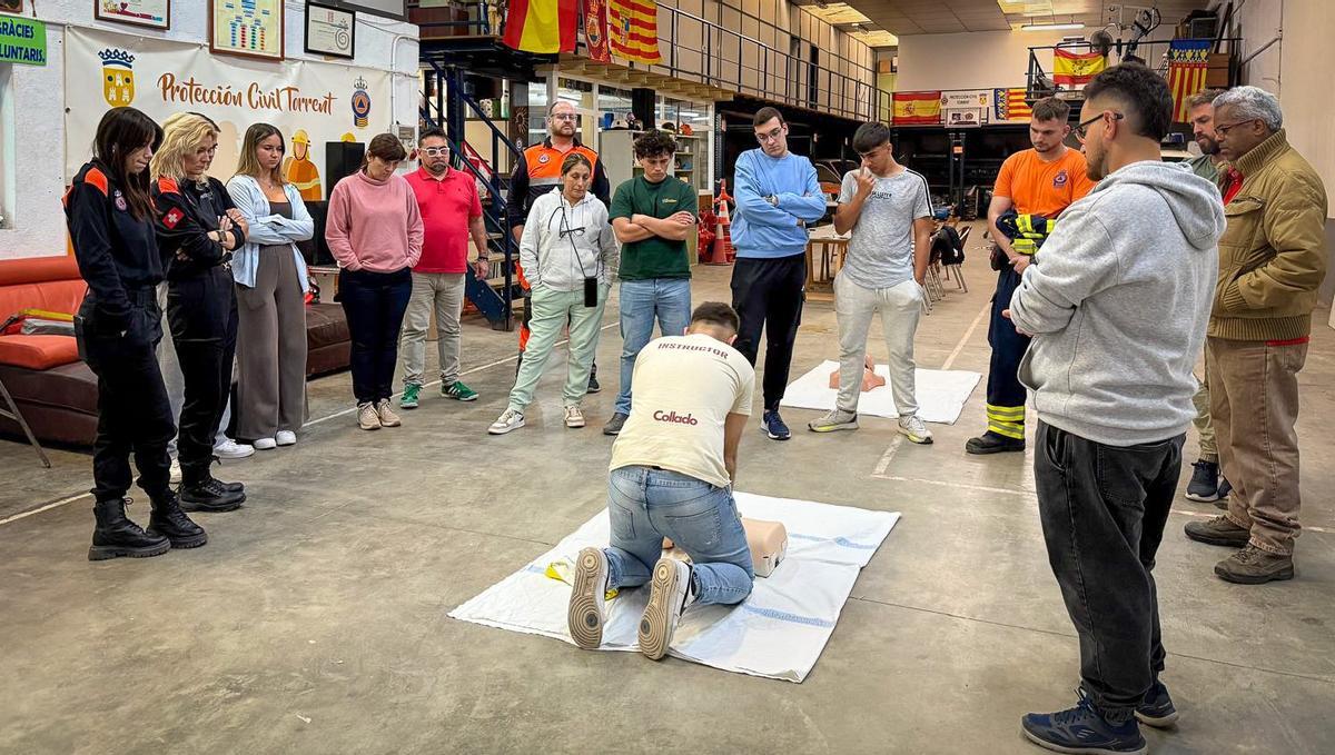 Una de las prácticas realizadas