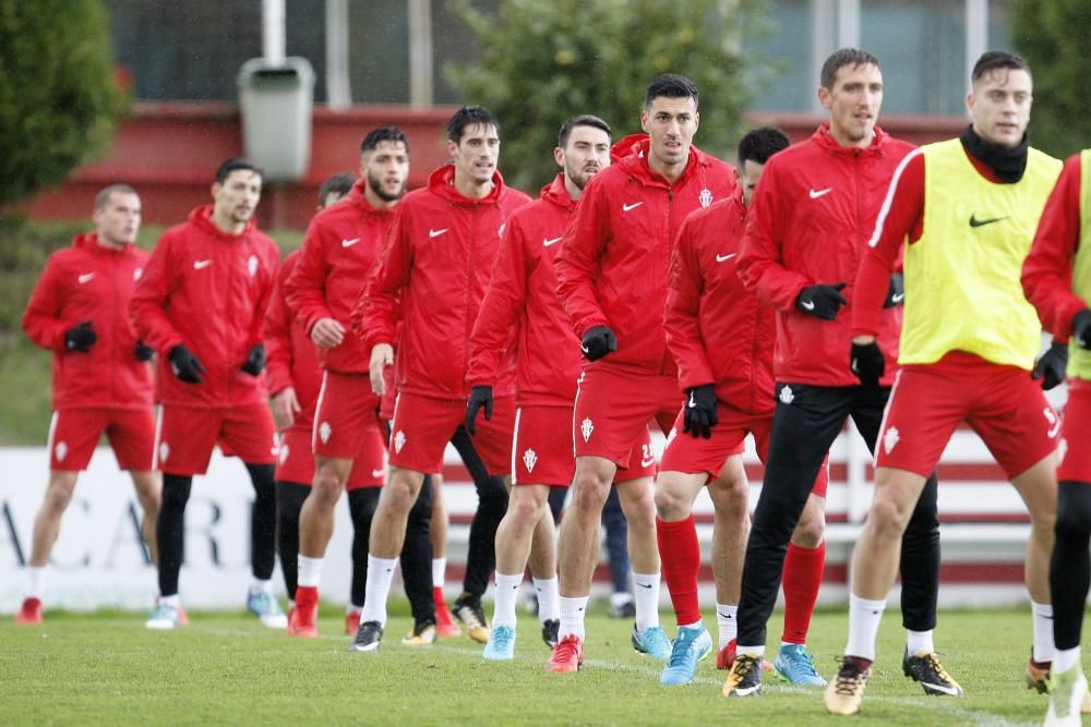 Entrenamiento del Sporting