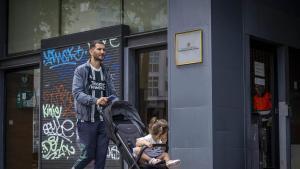 Barcelona, 26/05/2025 Barcelona. Fachada edificio de la DGAIA, sede del Departamento de derechos sociales, drets socials a Barcelona. AUTOR: MANU MITRU