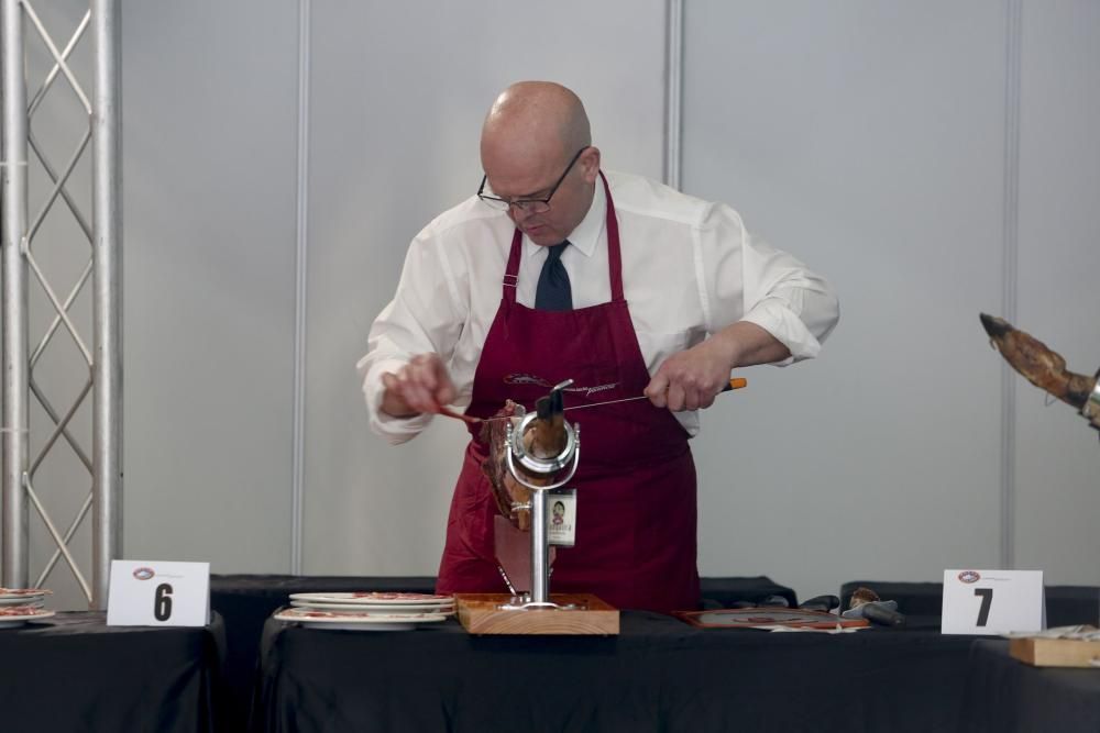 Concurso Nacional de Cortadores de Jamón en Salenor.