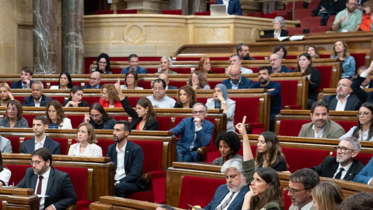 Diputados del Parlament de Catalunya.