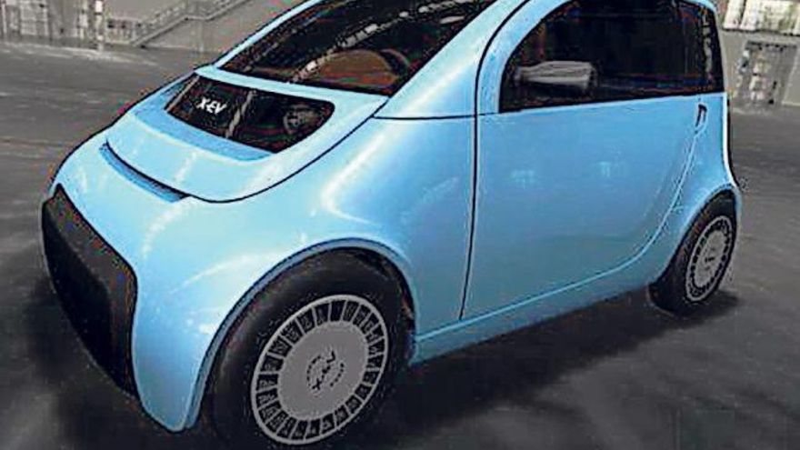 Modelo del coche eléctrico que pretende fabricar Xero en Ourense.  // FdV