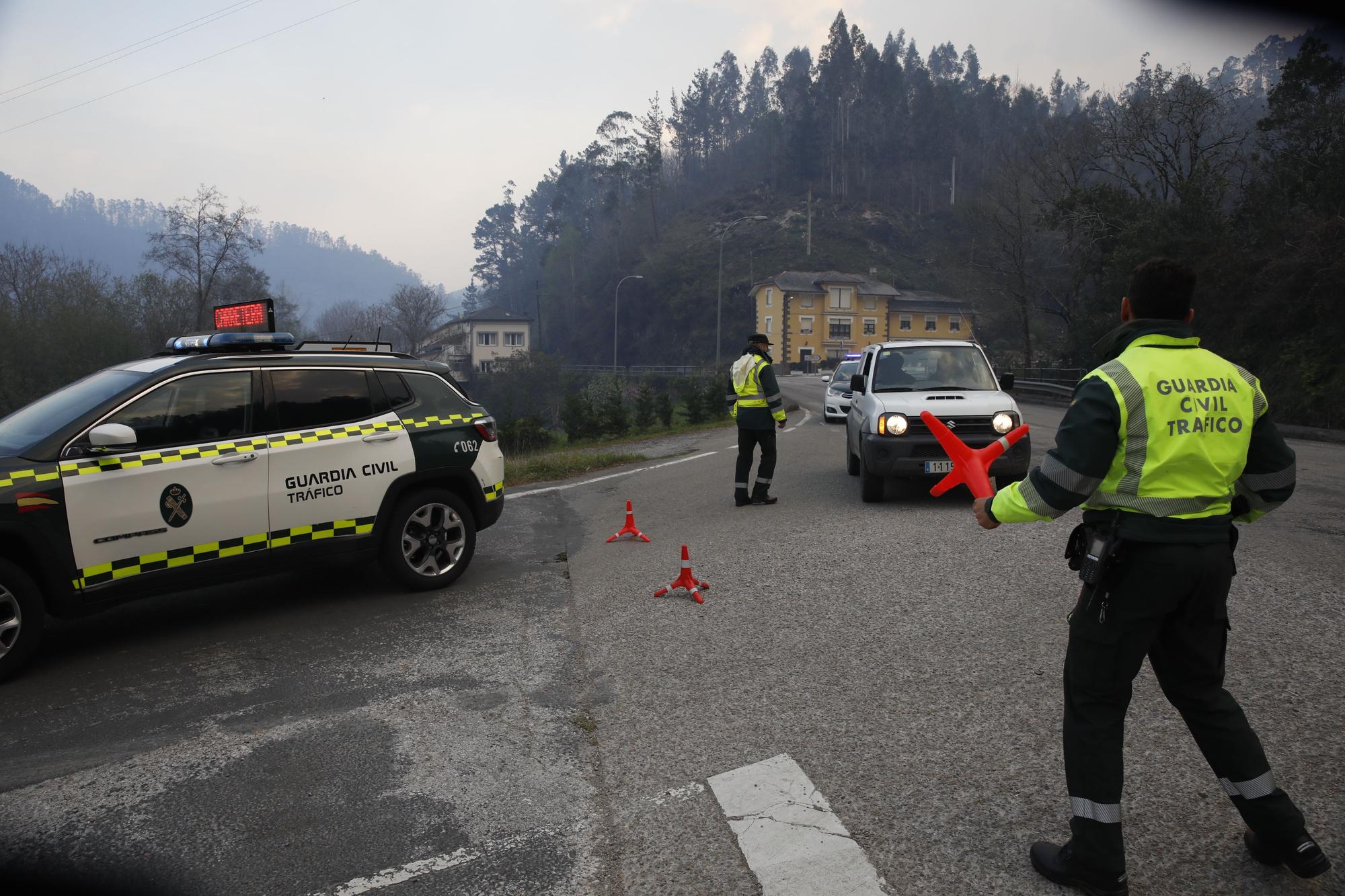 EN IMÁGENES: Gran oleada de incendios en Asturias