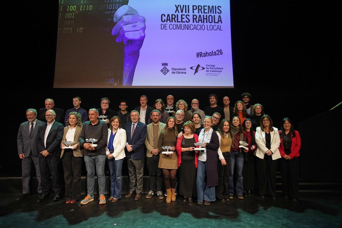 Les fotos dels XVII premis Carles Rahola de Comunicació Local