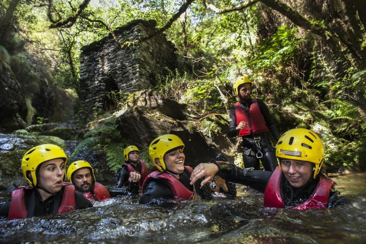 Disfrutar en Asturias: barranquismo en Riofrío