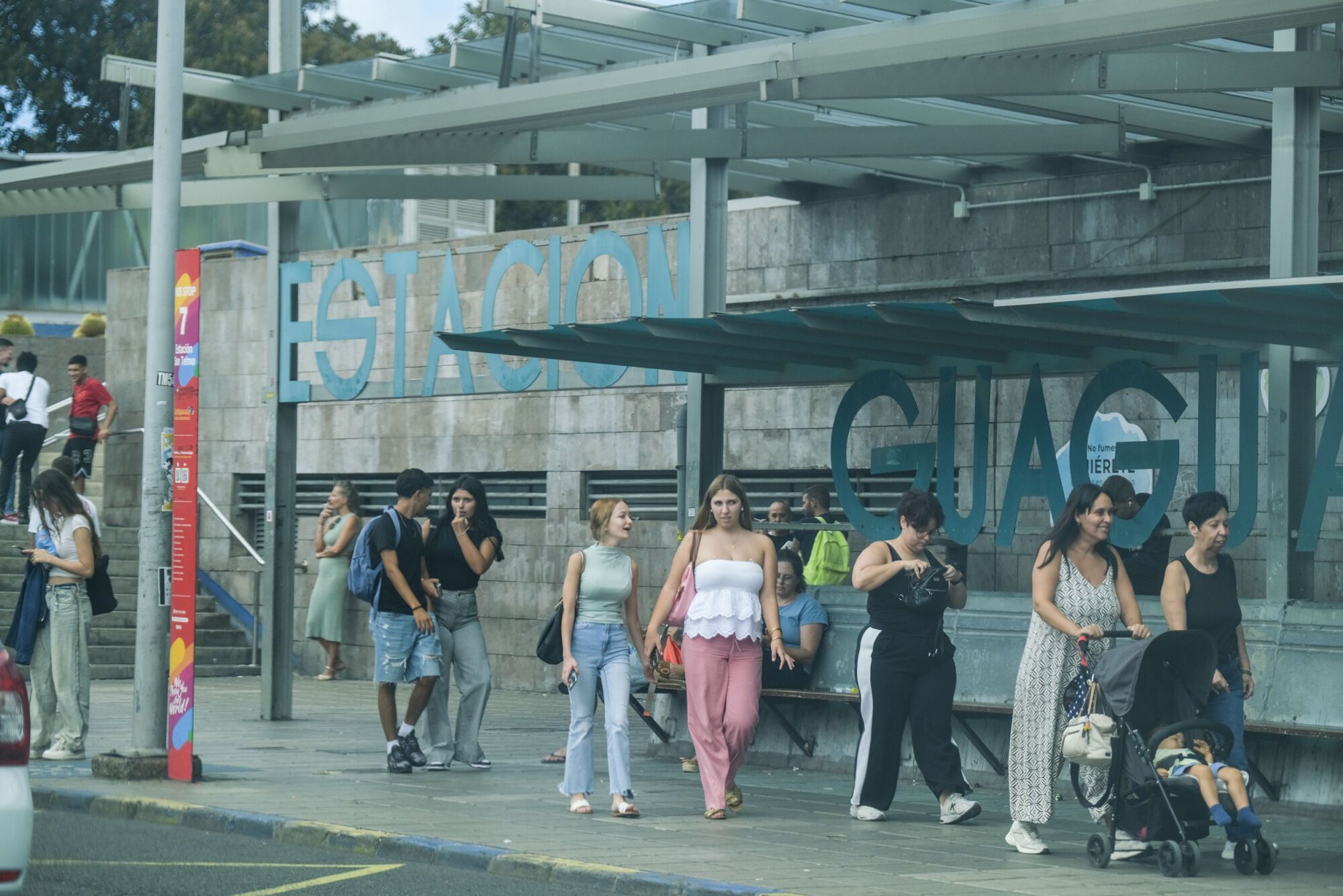 Huelga en las guaguas del transporte público interurbano en Gran Canaria (23/09/25)