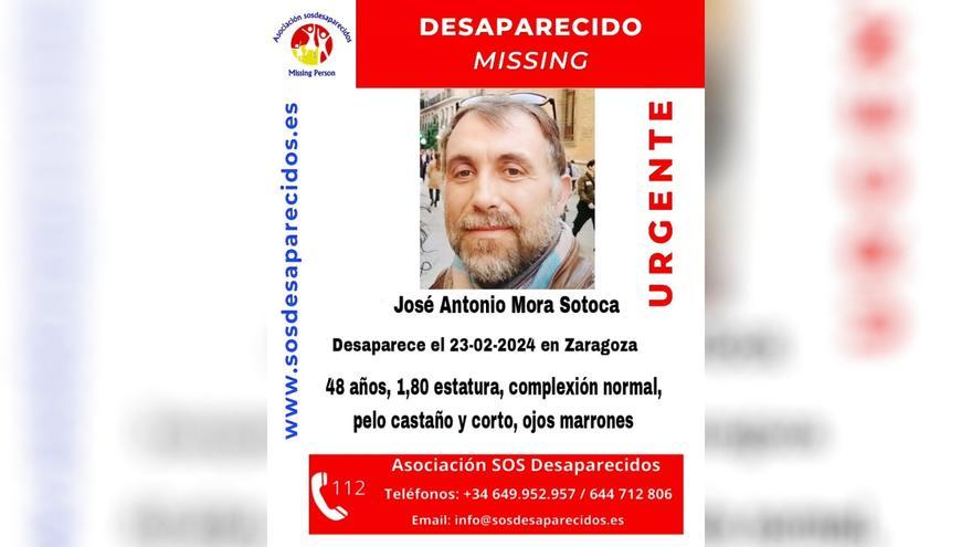 Desaparece un hombre de 48 años en Zaragoza