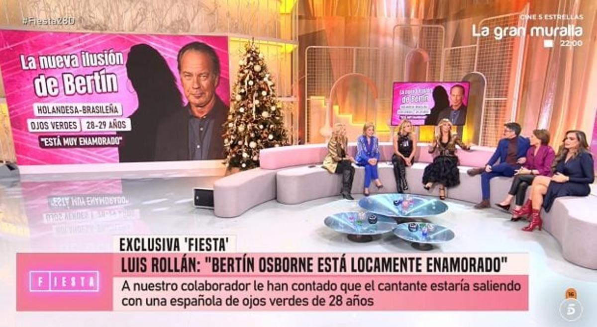 'Fiesta' desvela que Bertín podría tener un nuevo y joven amor.