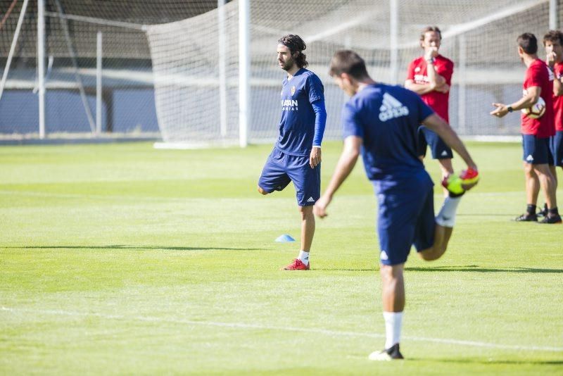 Primer entrenamiento del Real Zaragoza