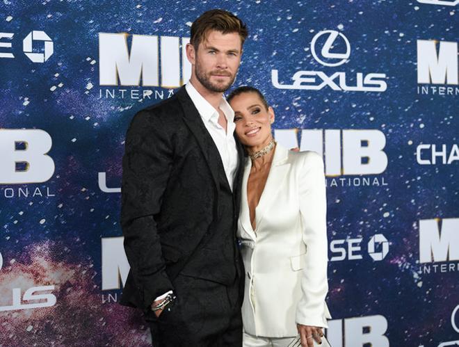 Chris Hemsworth y Elsa Pataky, amorosos en la alfombra roja