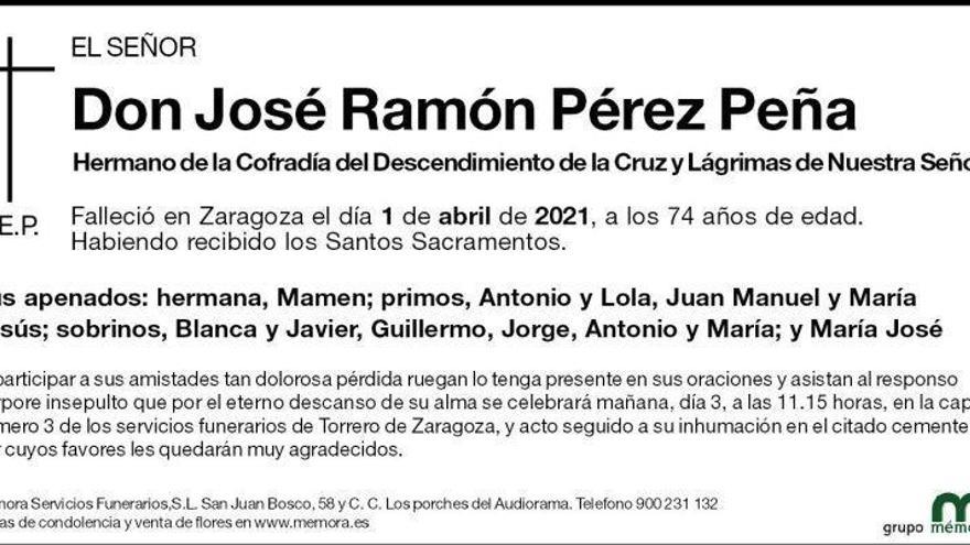 Don José Ramón Pérez Peña