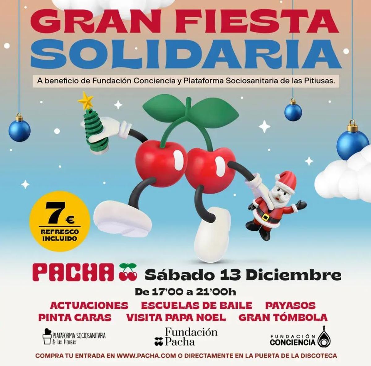 El anuncio de la Gran Fiesta Solidaria de Navidad 'Pacha con los niños'