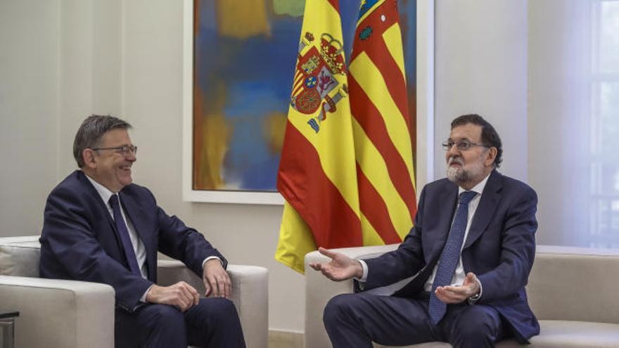 Ximo Puig se reúne con Mariano Rajoy en Moncloa