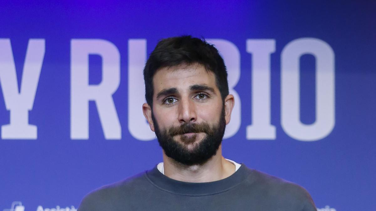 El Barça presenta a Ricky Rubio