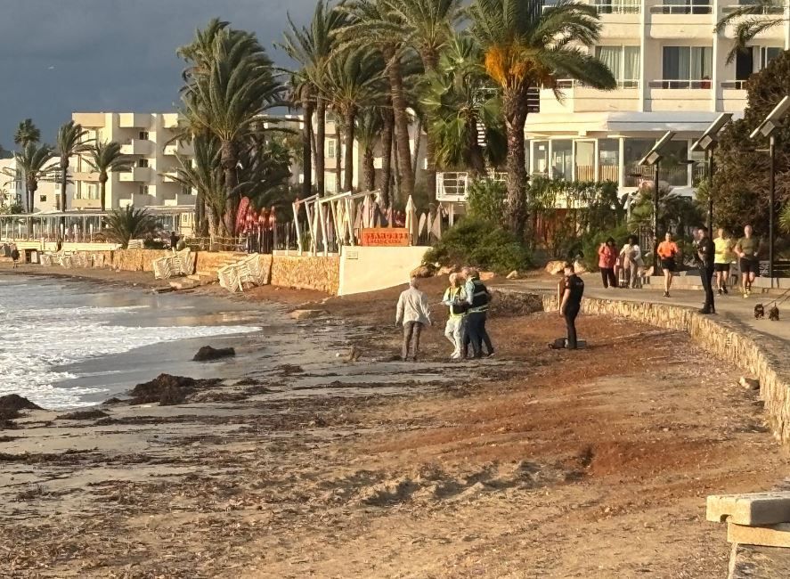 Encuentran el pie de una persona en Platja d'en Bossa