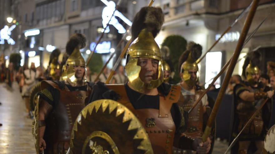 Un momento del desfile de Cartagineses y Romanos de 2017.