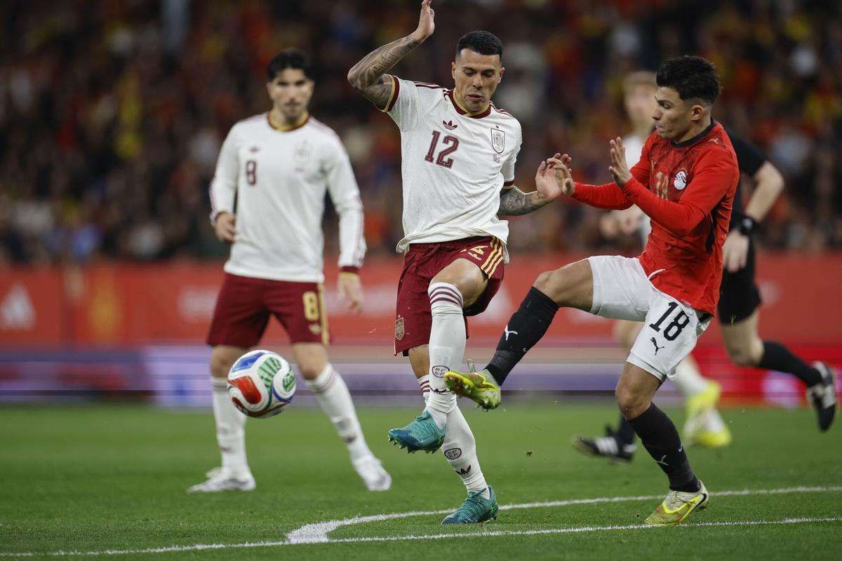 Amistoso internacional: España - Egipto, en imágenes