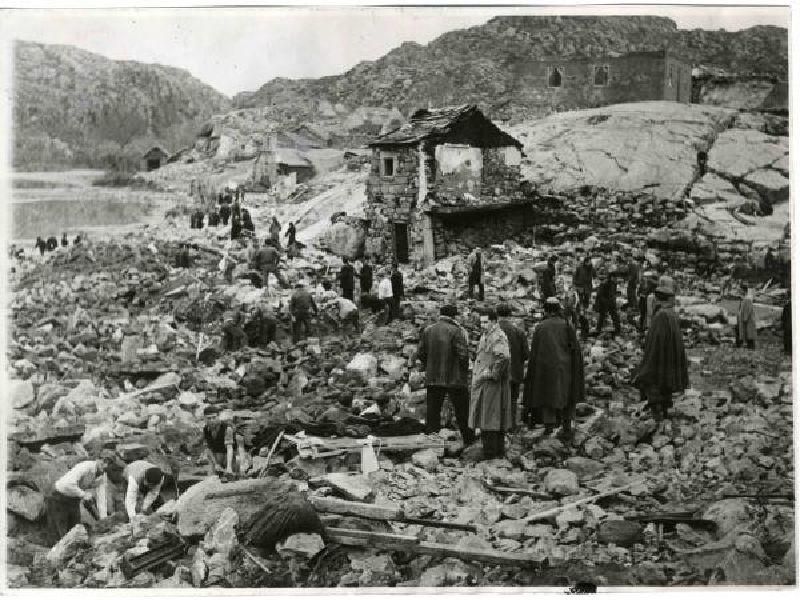 Imágenes de la rotura de la presa en Sanabria