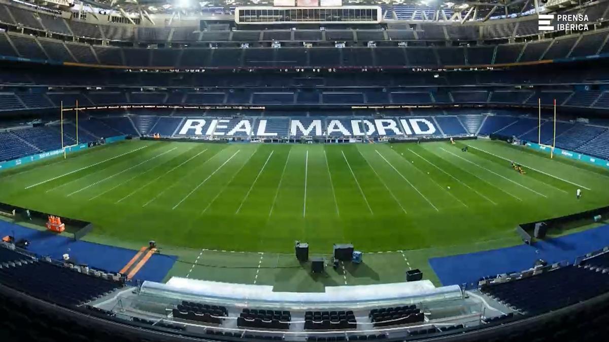 Estadio Santiago Bernabéu.