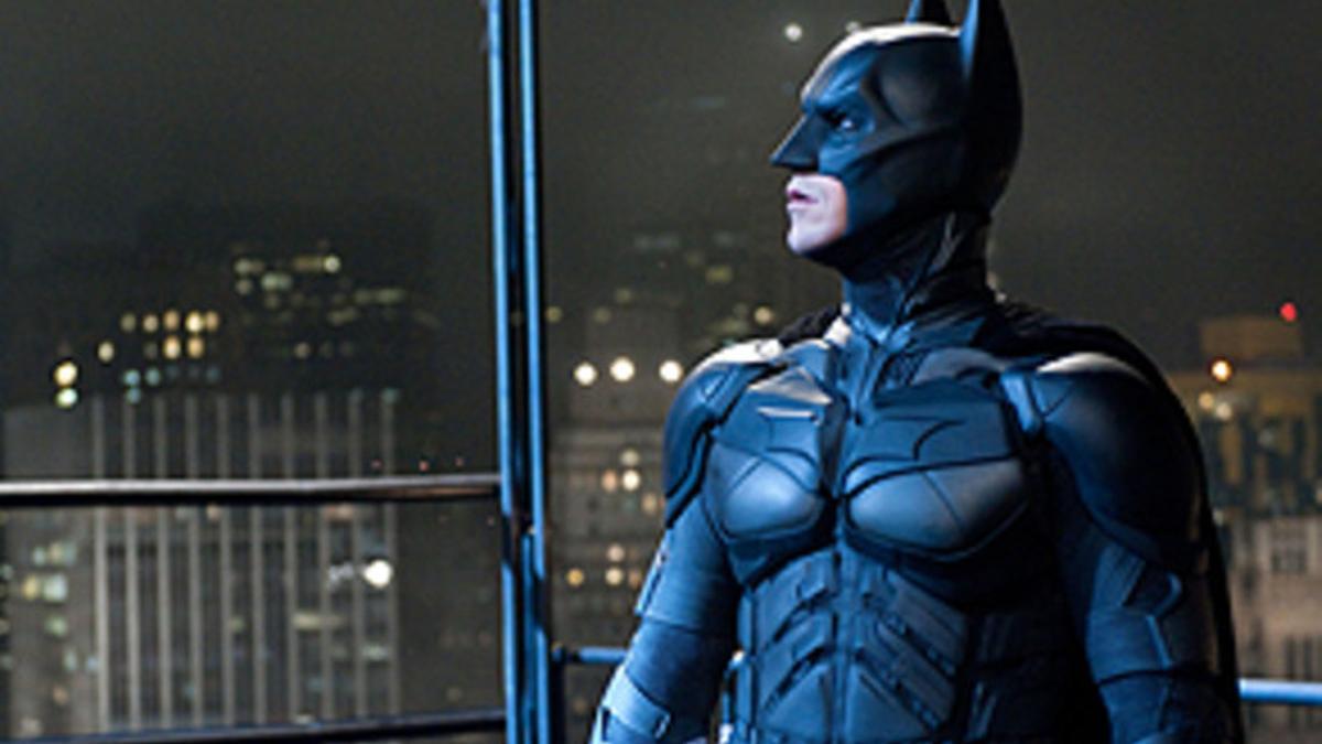 El actor Christian Bale caracterizado como Batman