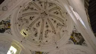 Nuevos pasos para la restauración de la cúpula del Santuario de la Carballeda, en Rionegro del Puente