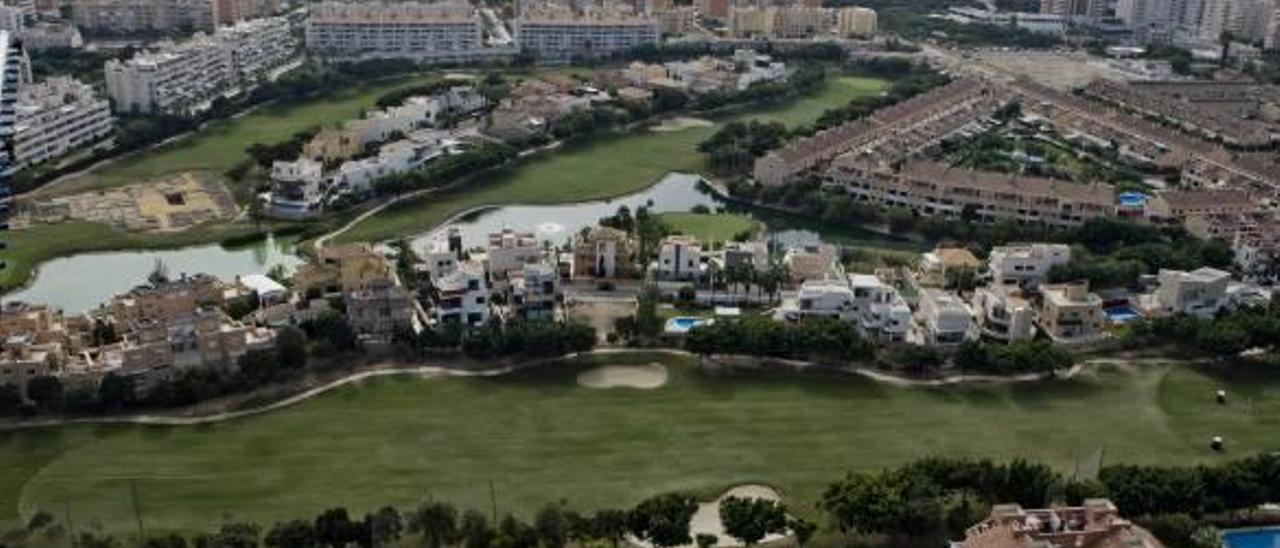 Urbanizaciones en el entorno del campo de golf incluidas en el plan parcial de La Condomina o PAU 4.