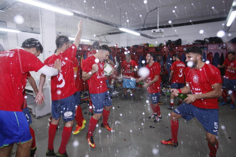 Celebració del títol de Tercera de l'Olot