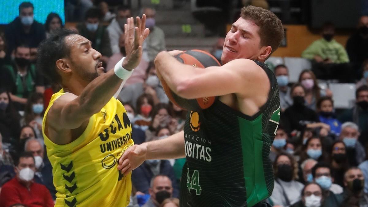 Ante Tomic, durante una acción del partido