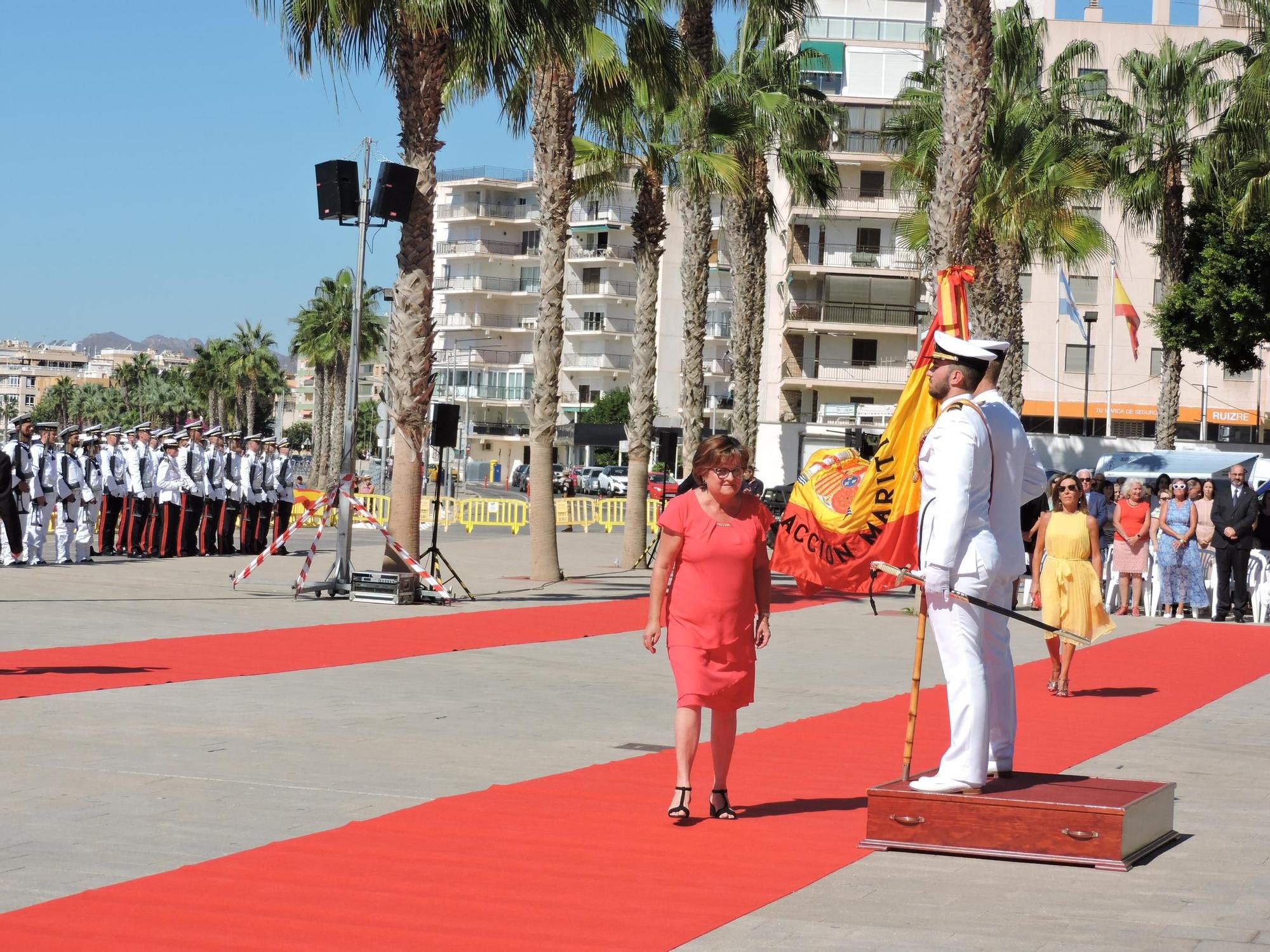 Jura de Bandera para personal civil en Águilas