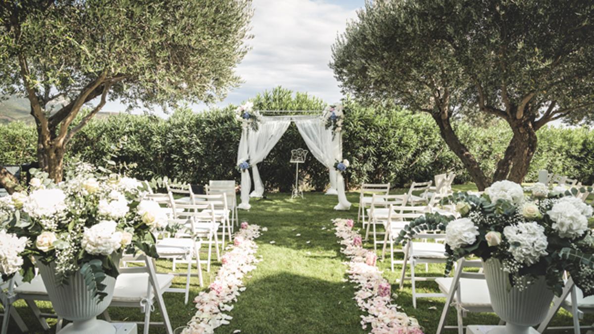 Cómo decorar el jardín del hotel en tu boda: Can Xiquet