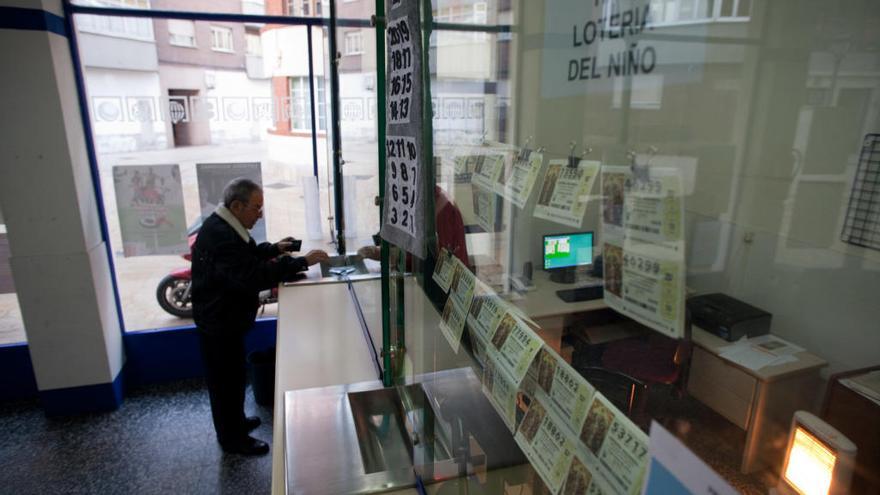 La administración de lotería de la calle Jovellanos, en una imagen de archivo.