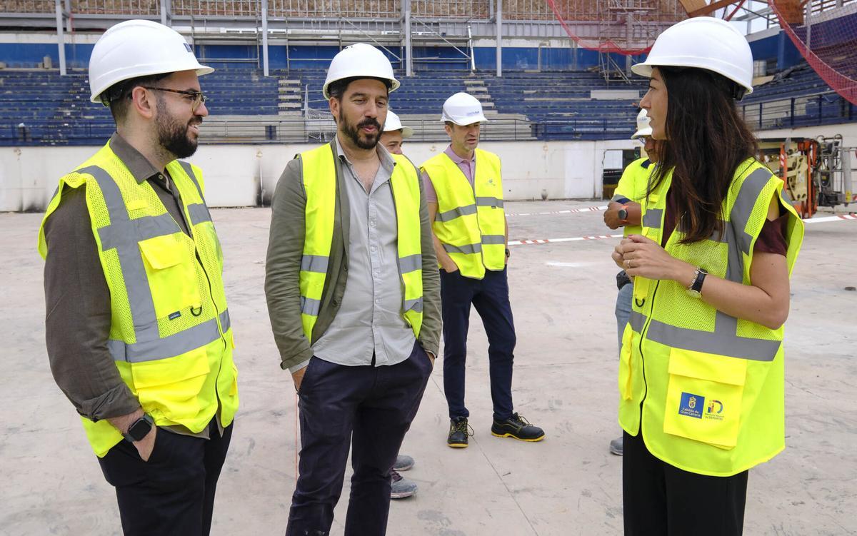 Obras en el Centro Insular de Deportes en Las Palmas de Gran Canaria