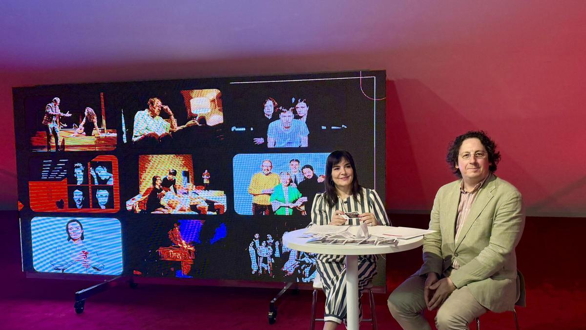 Por la izquierda; Yolanda Alonso y Carlos Cuadros este jueves en la presentación.