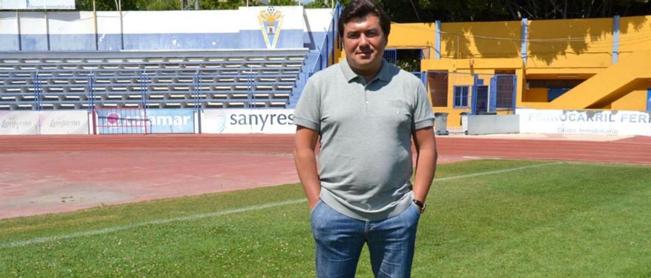 Alexander Grinberg, en una imagen de archivo en el Estadio Municipal Lorenzo Cuevas. | L.O.