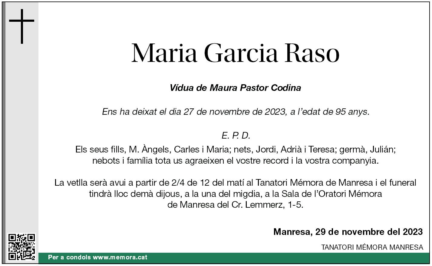 Maria Garcia Raso