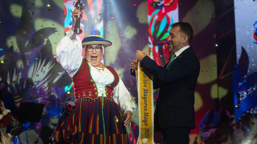 Luisa Rodríguez, primera reina de los mayores de las Fiestas de Mayo