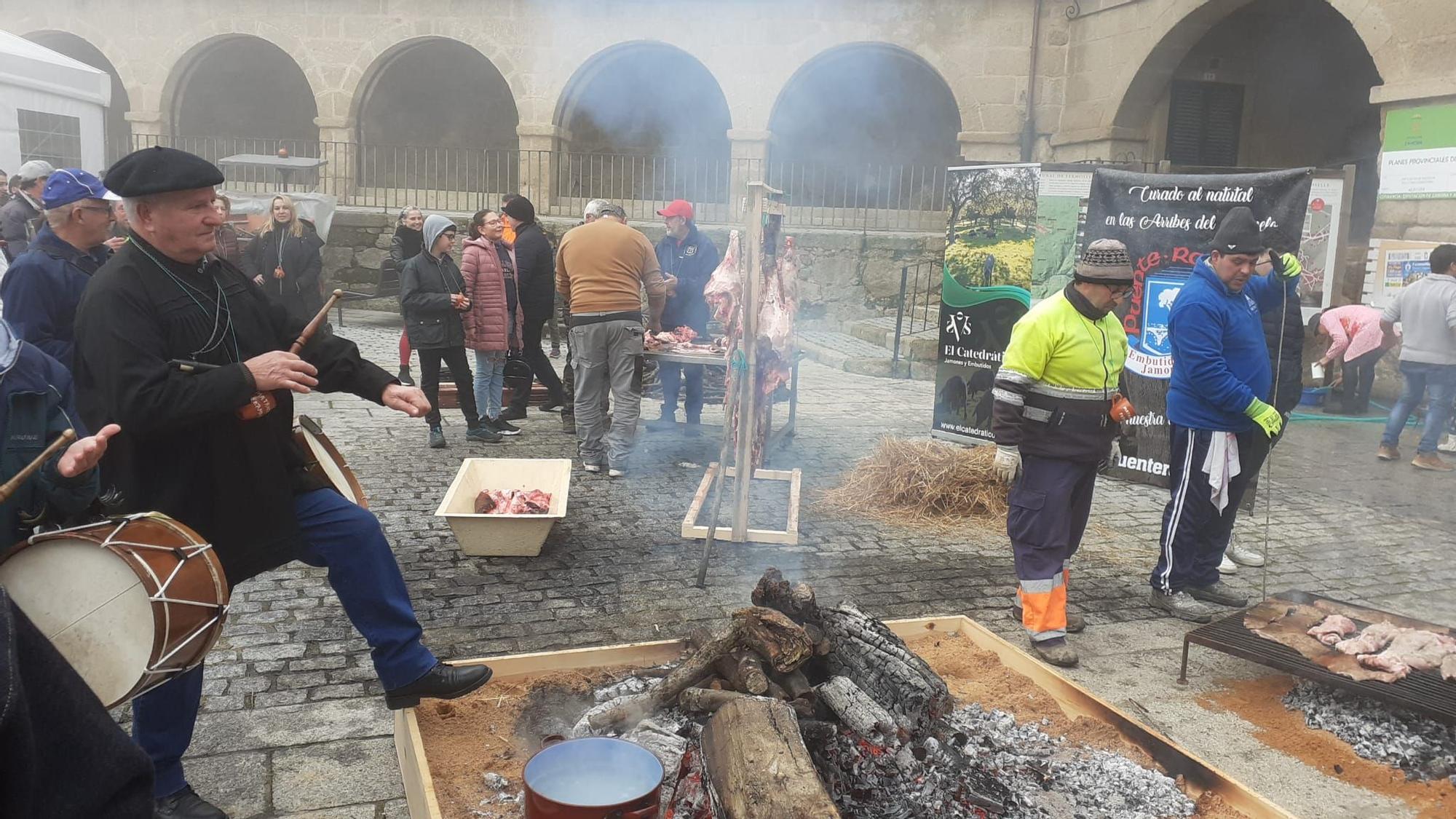 Fiesta de la matanza en Fermoselle