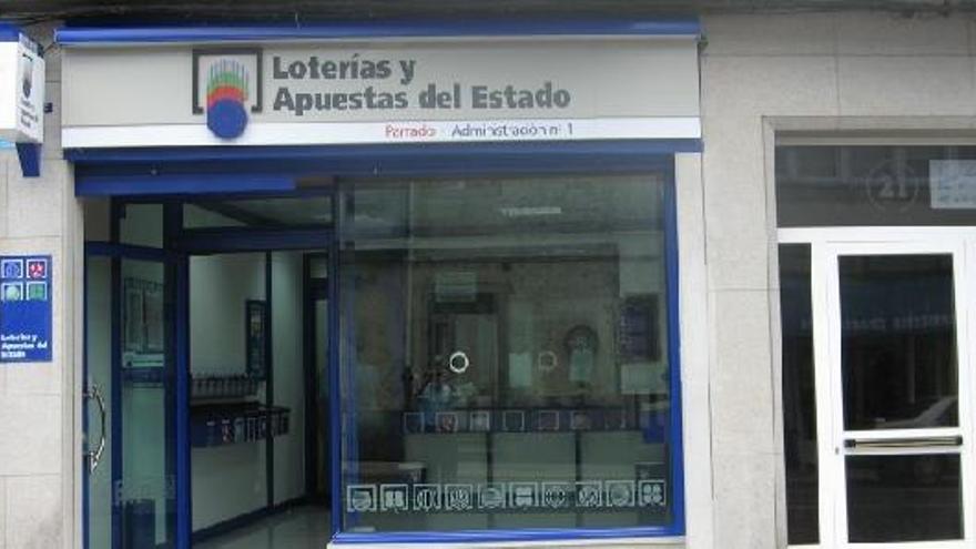 Administración de Melide que ha validado el boleto acertante de la Bonoloto del miércoles 11 de abril de 2018