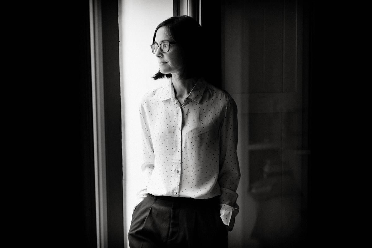 Inés Martín Rodrigo, fotografiada en su casa, en Madrid.