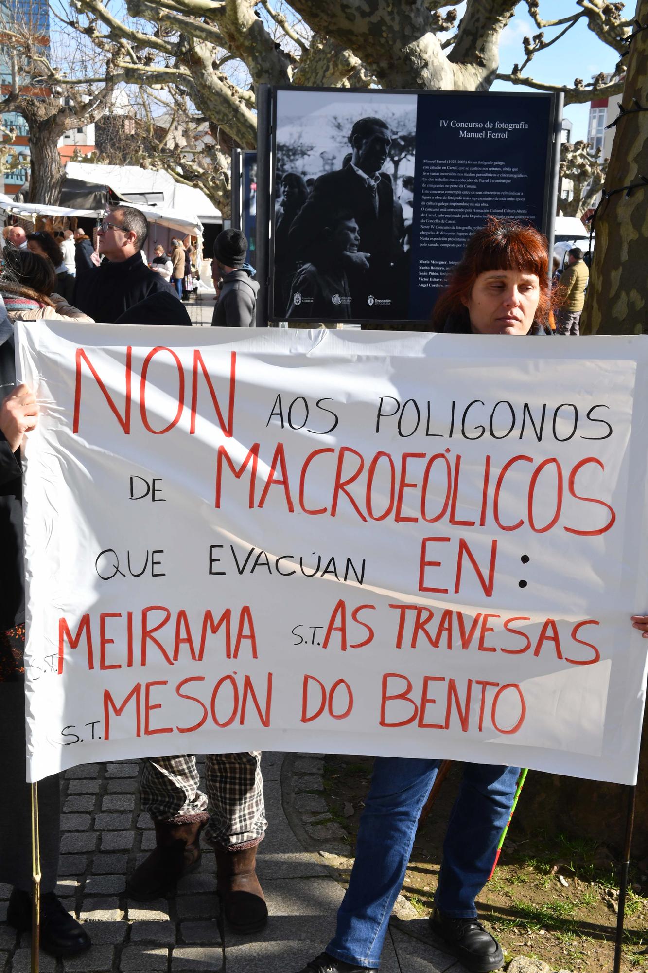 Marcha el Carral contra la "invasión eólica"