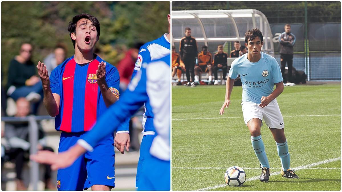 Eric Garcia aceptó una oferta del Manchester City cuando jugaba en la cantera blaugrana