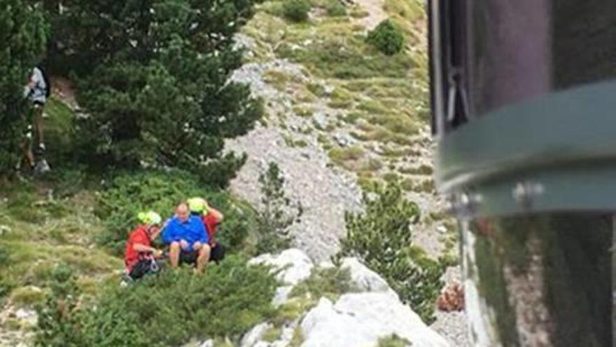 Rescaten un home a la tartera del Pedraforca