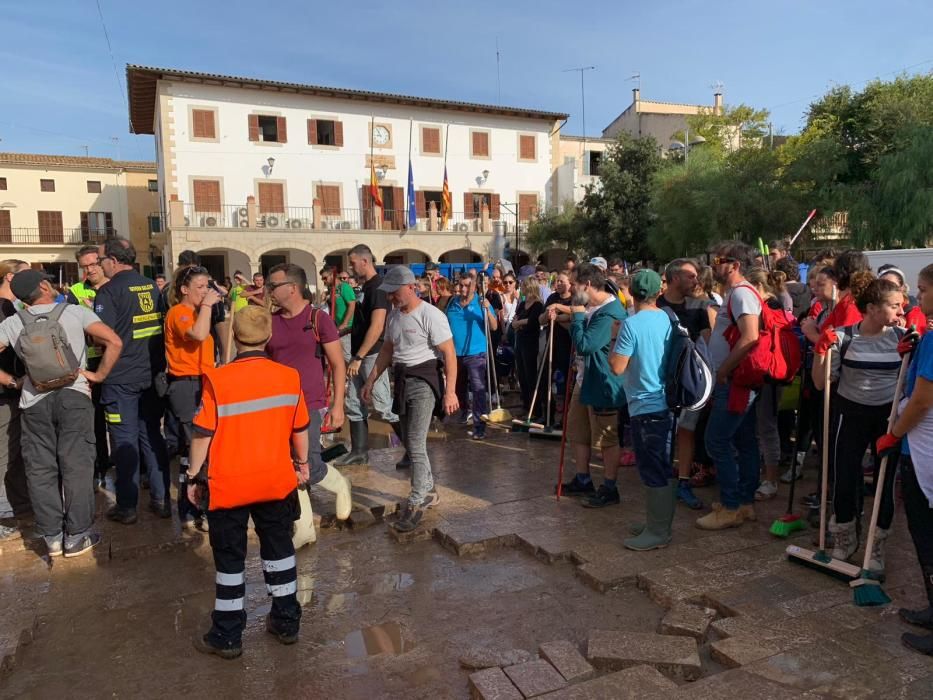 Una riada de solidaridad inunda Sant Llorenç